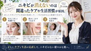 なぜ？しつこい大人ニキビが消えない理由と繰り返す毛穴対策を解説するBeauty Board