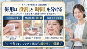 併用は「役割」と「時間」を分ける