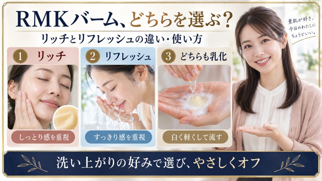 RMKバーム、どちらを選ぶ？