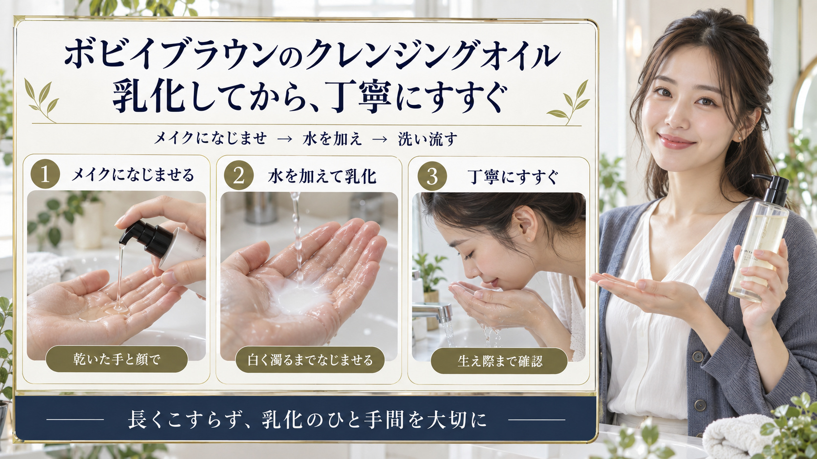 ボビイブラウンのクレンジングオイル効果｜成分と正しい使い方｜Chocobra アイキャッチ