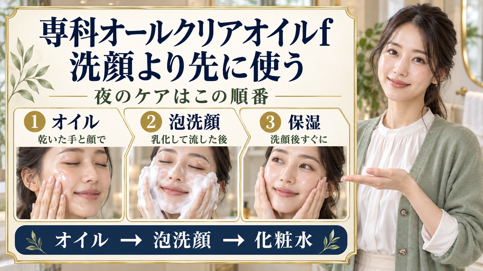 専科オールクリアオイルf/洗顔より先に使う