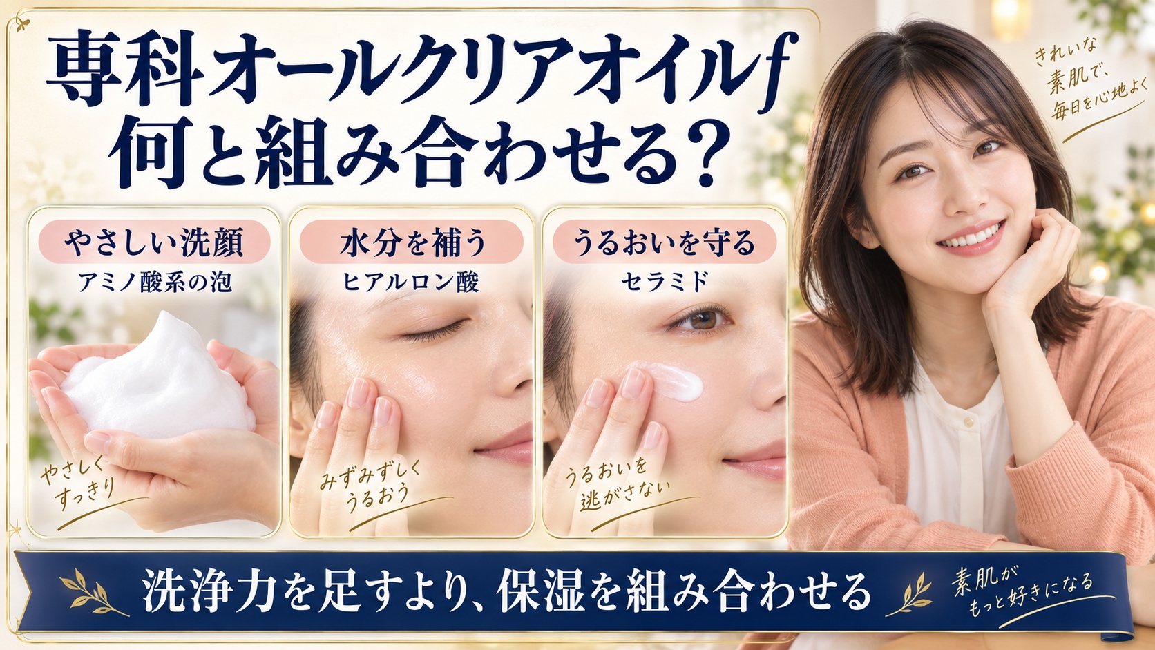 専科オールクリアオイルf／何と組み合わせる？