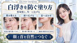 白浮きを防ぐ塗り方