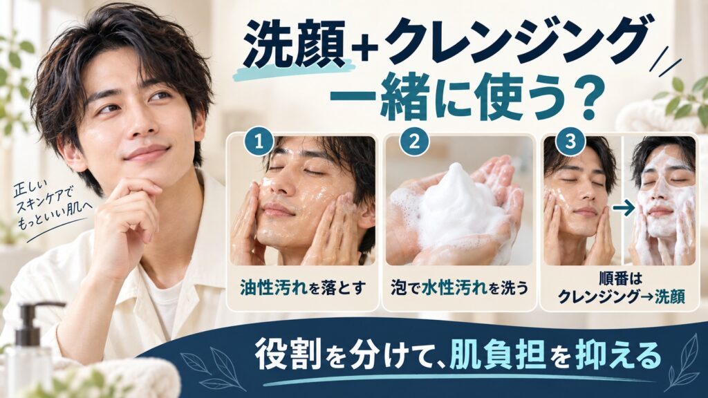 洗顔とクレンジングを一緒に使うべき？役割の違いと正しい順番術 Beauty Board