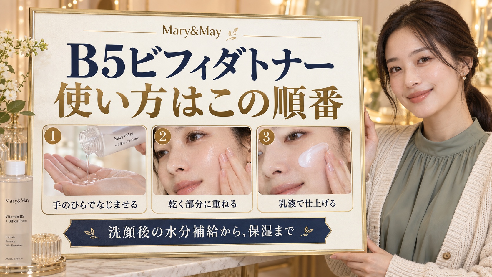 マリーアンドメイ B5ビフィダトナーの使い方!効果的な塗り方