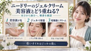 ニードリー ジェルクリーム併用！相性良い成分とNGな重ね方