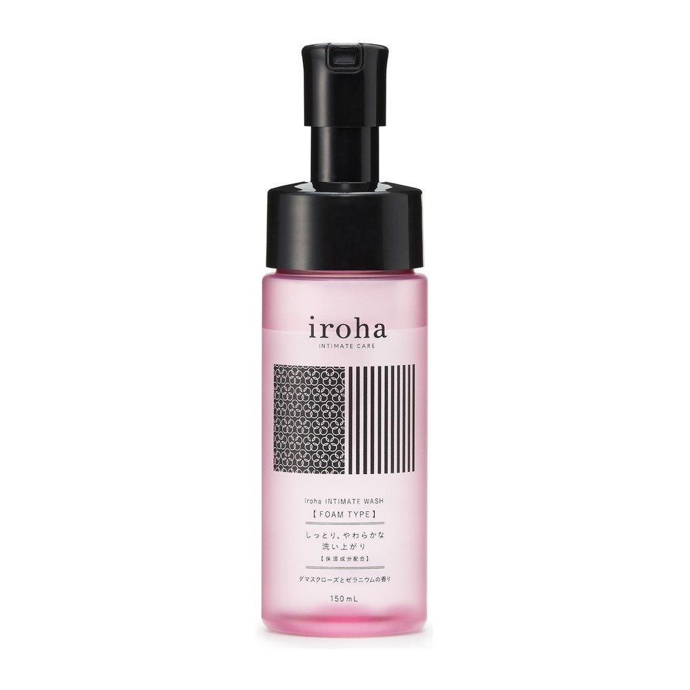iroha INTIMATE WASH【FOAM TYPE】ダマスクローズとゼラニウムの香りの商品画像